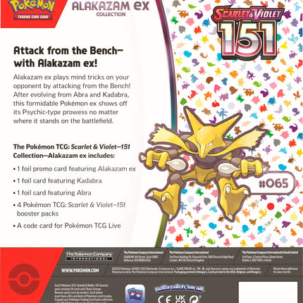 Scarlet & Violet: 151 - Alakazam ex Box