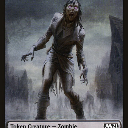 Treasure // Zombie Double-Sided Token [Core Set 2021 Tokens]