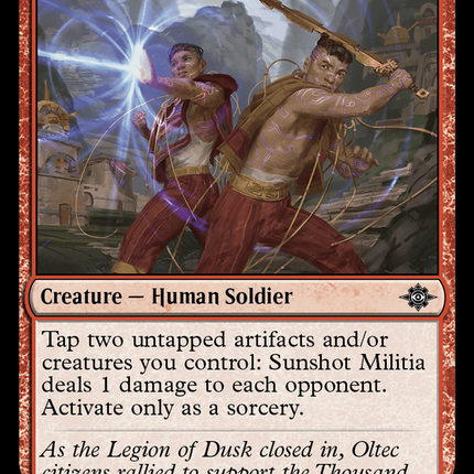 Sunshot Militia [The Lost Caverns of Ixalan]