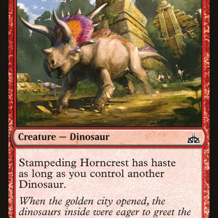 Stampeding Horncrest [Rivals of Ixalan]