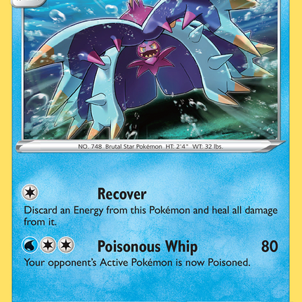 Toxapex (052/189) [Sword & Shield: Darkness Ablaze]