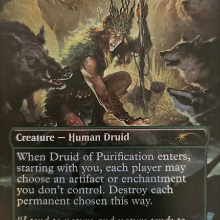 Druid of Purification (Rainbow Foil) [Secret Lair Drop Series]
