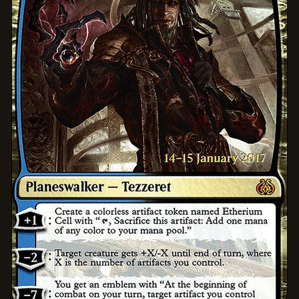 Tezzeret the Schemer [Aether Revolt Prerelease Promos]