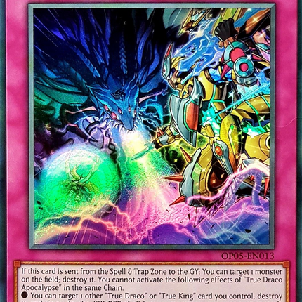 True Draco Apocalypse [OP05-EN013] Super Rare