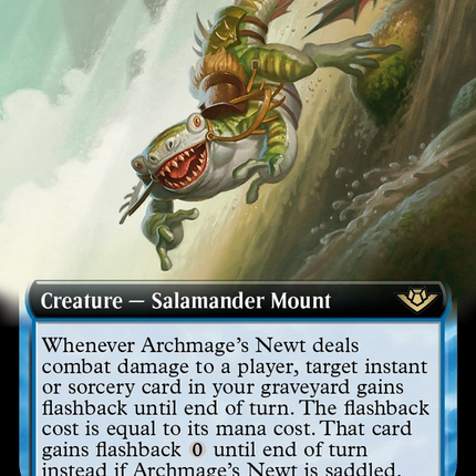 Archmage's Newt (Extended Art) [Outlaws of Thunder Junction]