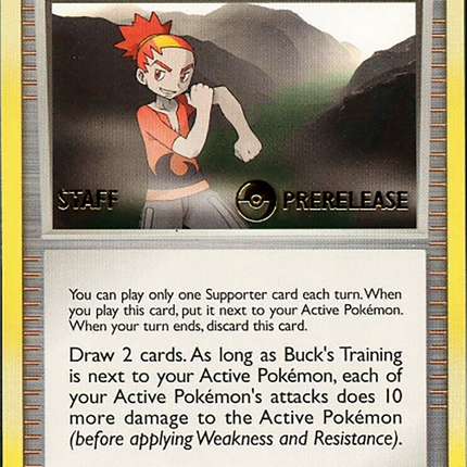 Buck's Training (130/146) (Staff Prerelease Promo) [Diamond & Pearl: Legends Awakened]