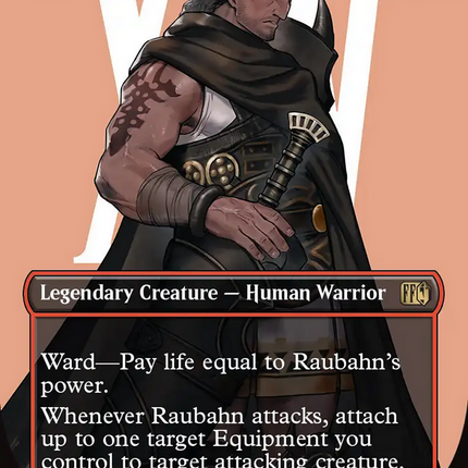 Raubahn, Bull of Ala Mhigo (Borderless) (Surge Foil) [FINAL FANTASY]