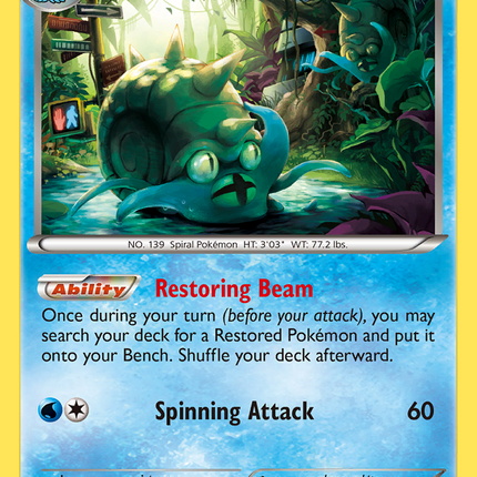 Omastar (18/124) [XY: Fates Collide]