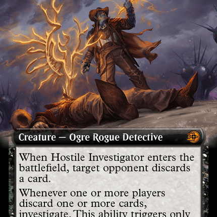 Hostile Investigator (Extended Art) [Outlaws of Thunder Junction: The Big Score]