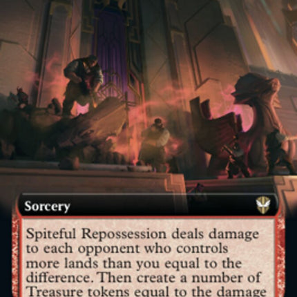 Spiteful Repossession (Extended Art) [Streets of New Capenna Commander]