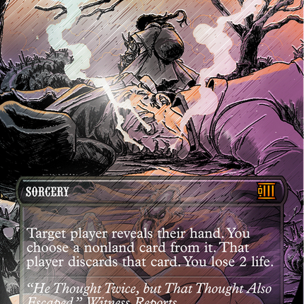 Thoughtseize (Textured Foil) [Outlaws of Thunder Junction: Breaking News]