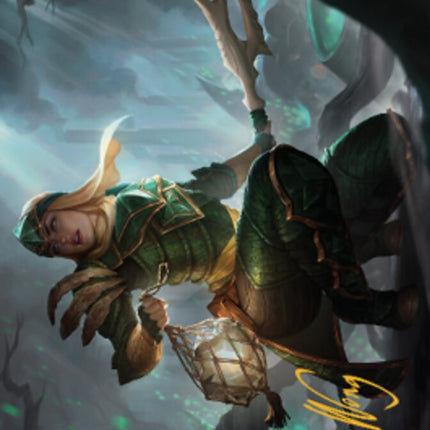 Argothian Opportunist Art Card (Gold-Stamped Signature) [The Brothers' War Art Series]