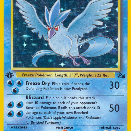 Articuno (2/62) [Fossil 1st Edition]