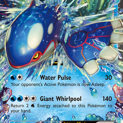 Kyogre EX (54/160) [XY: Primal Clash]
