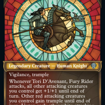 Tori D'Avenant, Fury Rider (Showcase) [Dominaria United]