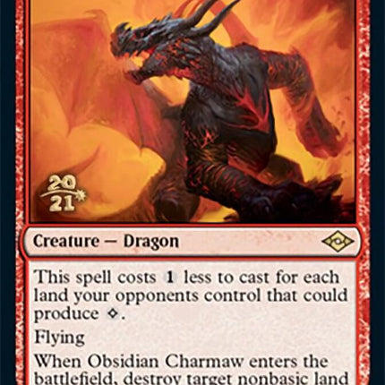 Obsidian Charmaw [Modern Horizons 2 Prerelease Promos]