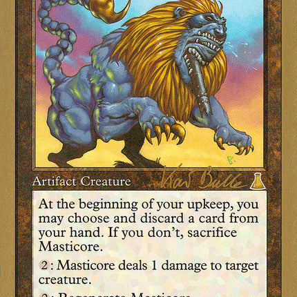 Masticore (Kai Budde) [World Championship Decks 1999]