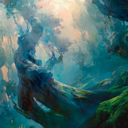 Forest 3 Art Card (Gold-Stamped Signature) [Zendikar Rising Art Series]