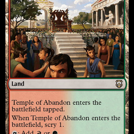 Temple of Abandon [Modern Horizons 3 Commander]