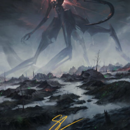 Swamp (1) Art Card (Gold-Stamped Signature) [The Brothers' War Art Series]