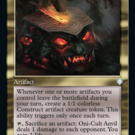 Oni-Cult Anvil (Retro) [The Brothers' War Commander]