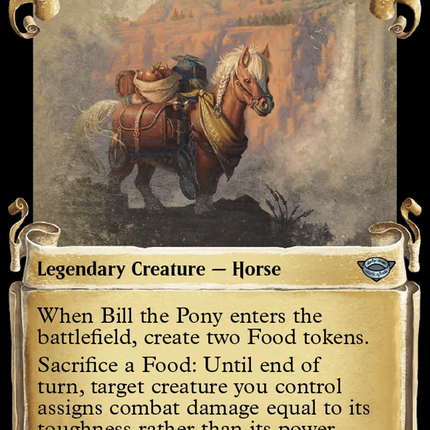 Bill the Pony [The Lord of the Rings: Tales of Middle-Earth Showcase Scrolls]