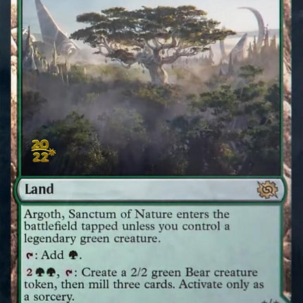 Argoth, Sanctum of Nature [The Brothers' War Prerelease Promos]