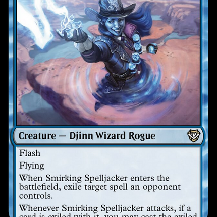 Smirking Spelljacker [Outlaws of Thunder Junction Commander]