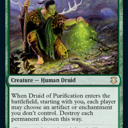 Druid of Purification [Dungeons & Dragons: Adventures in the Forgotten Realms Commander]