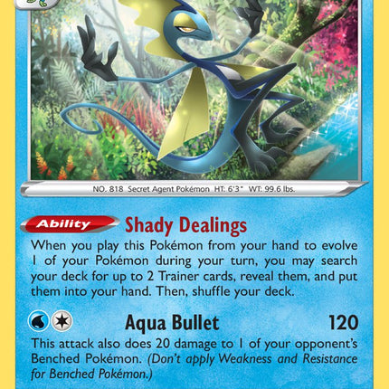Inteleon (058/202) (Theme Deck Exclusive) [Sword & Shield: Base Set]