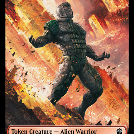 Alien Angel // Alien Warrior Double-Sided Token [Doctor Who Tokens]