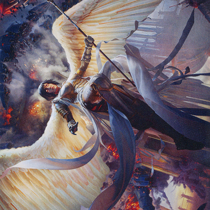 Serra Faithkeeper Art Card [March of the Machine Art Series]