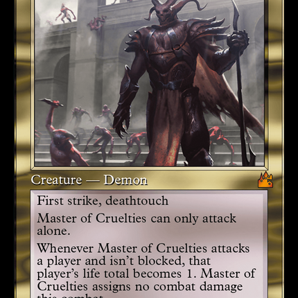 Master of Cruelties (Retro Frame) [Ravnica Remastered]