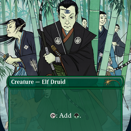 Llanowar Elves (Borderless) [Secret Lair Drop Series]