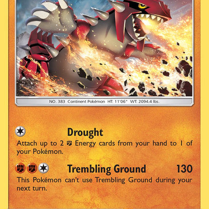 Groudon (113/236) (Cracked Ice Holo) (Theme Deck Exclusive) [Sun & Moon: Cosmic Eclipse]