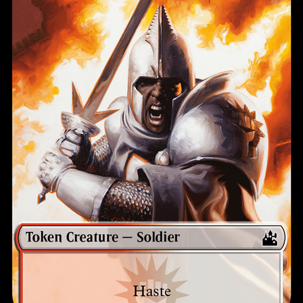 Bird // Soldier Double-Sided Token [Ravnica Remastered Tokens]