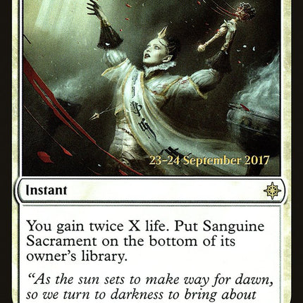 Sanguine Sacrament [Ixalan Prerelease Promos]