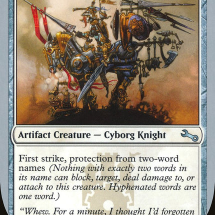 Knight of the Kitchen Sink ("protection from two-word names") [Unstable]
