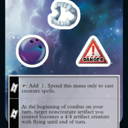 Unglued Pea-Brained Dinosaur [Unfinity Stickers]