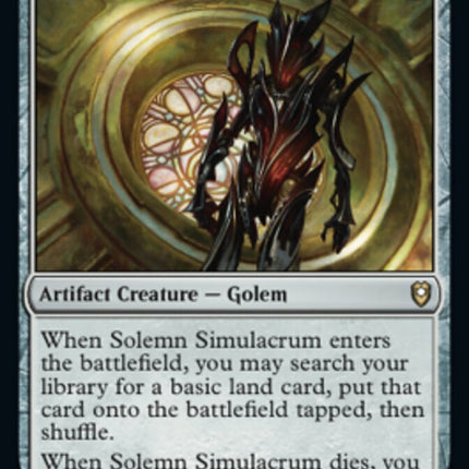Solemn Simulacrum [Commander Legends: Battle for Baldur's Gate]