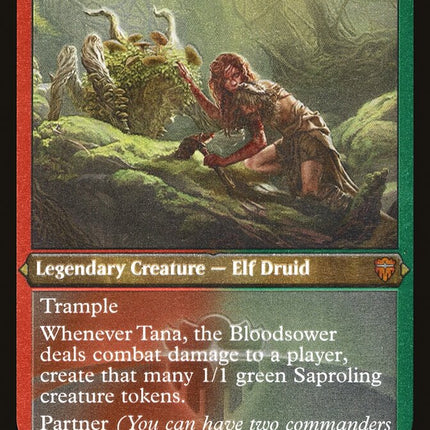 Tana, the Bloodsower (Etched) [Commander Legends]