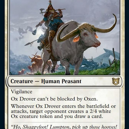 Ox Drover [Wilds of Eldraine Commander]