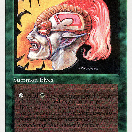 Llanowar Elves [Summer Magic / Edgar]