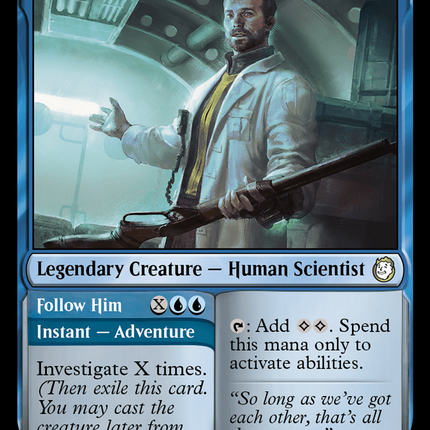 James, Wandering Dad // Follow Him (Surge Foil) [Fallout]