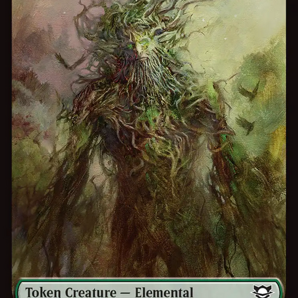 Beast (0006) // Elemental (0007) Double-Sided Token [Edge of Eternities Commander Tokens]