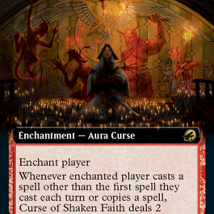 Curse of Shaken Faith (Extended Art) [Innistrad: Midnight Hunt]