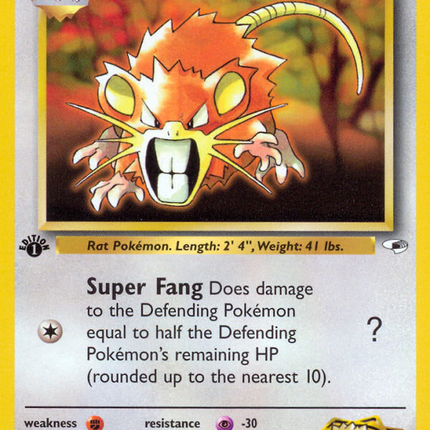 Lt. Surge's Raticate (51/132) [Gym Heroes 1st Edition]