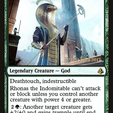 Rhonas the Indomitable [Amonkhet Prerelease Promos]