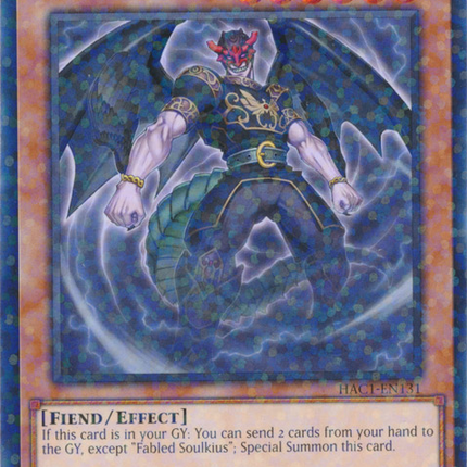 Fabled Soulkius (Duel Terminal) [HAC1-EN131] Parallel Rare