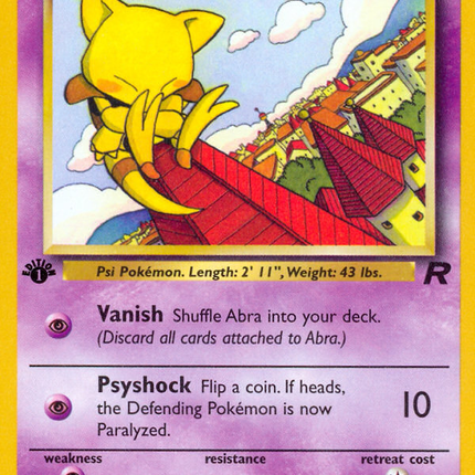 Abra (49/82) [Team Rocket 1st Edition]